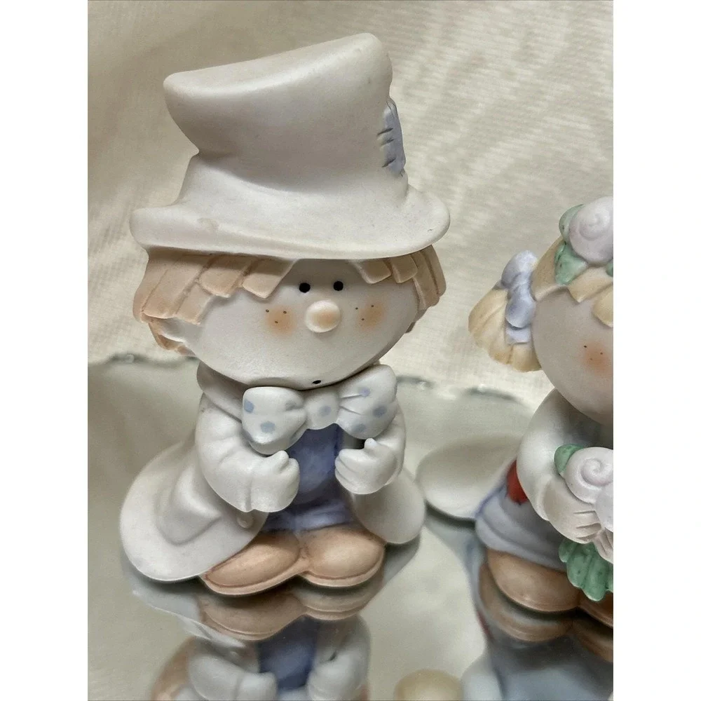 Hand Painted bumpkins bisque